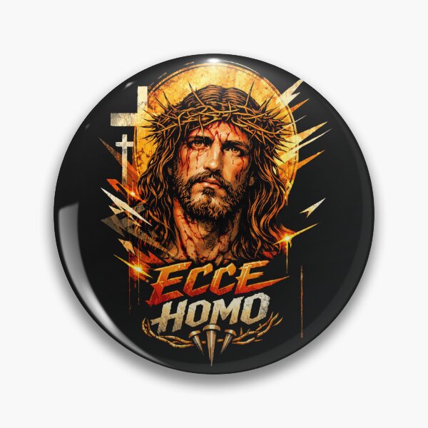Item preview, ECCE HOMO — Street Icon of the Crowned King designed and sold by Sanctum Icons.