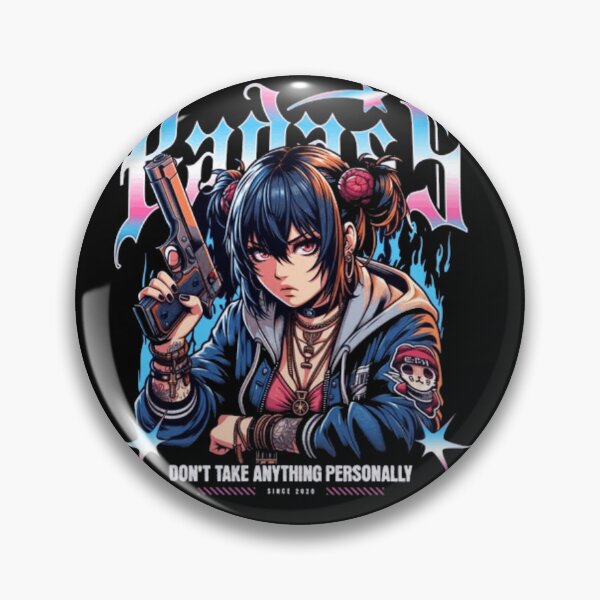 Item preview, Badass Anime Girl - Don't Take Anything Personally Streetwear designed and sold by GenZFashion000.