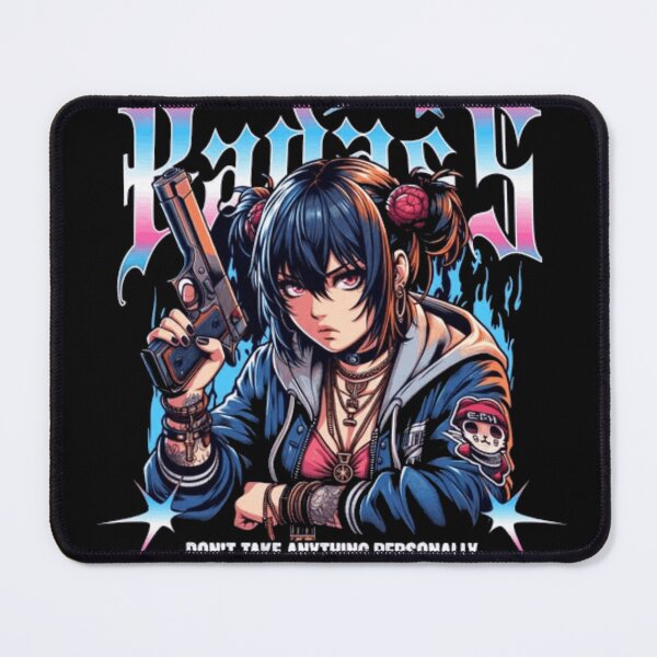 Item preview, Badass Anime Girl - Don't Take Anything Personally Streetwear designed and sold by GenZFashion000.