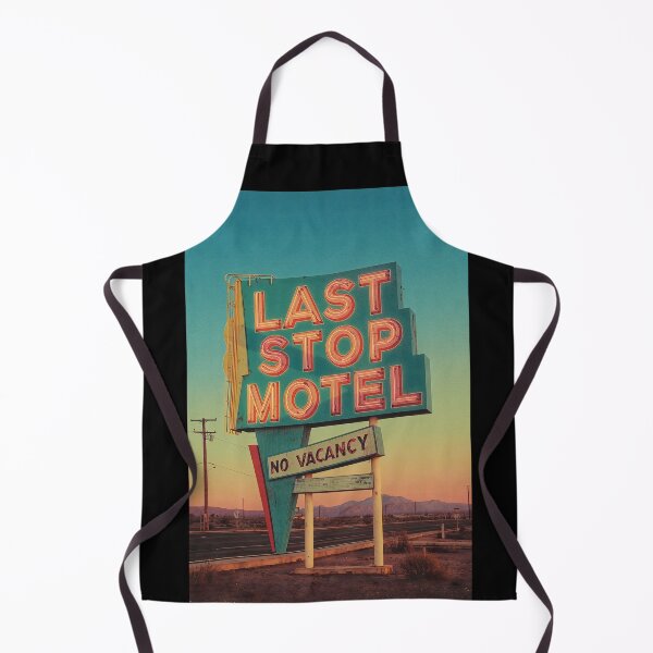 Item preview, Last Stop Motel No Vacancy - Retro 50s Sign designed and sold by ThePromptStudio.