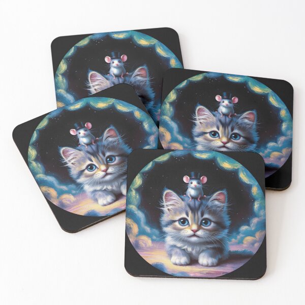 Item preview, Kitten and mouse are the best friends designed and sold by clarazen.