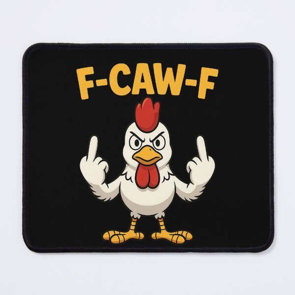 Item preview, F Caw F Funny Chicken Gesture Design designed and sold by vikingstshirts.