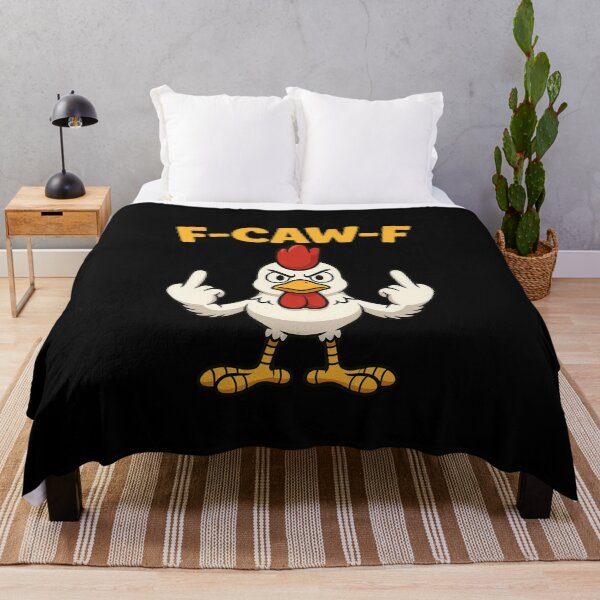 Item preview, F Caw F Funny Chicken Gesture Design designed and sold by vikingstshirts.