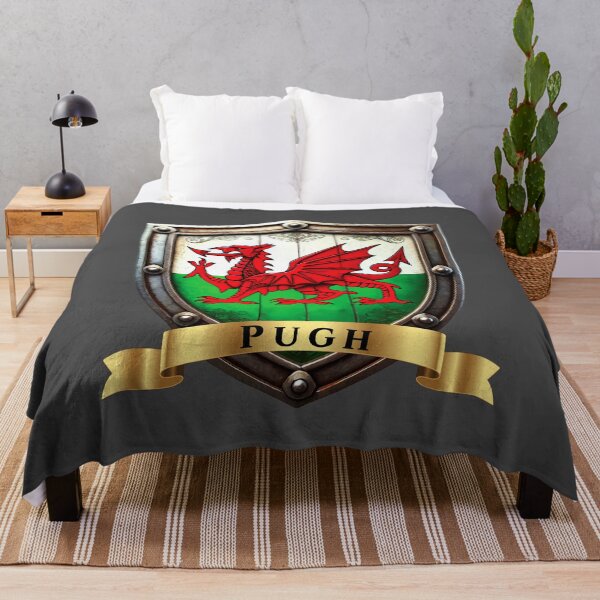 Item preview, Pugh Wales Surname Shield designed and sold by Highlandkings.