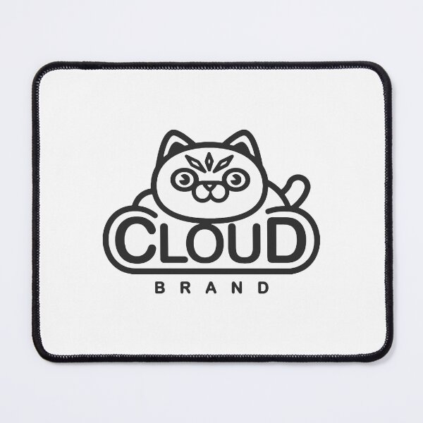 Item preview, Cloud Brand Cute Cat Mascot Logo designed and sold by dongew.