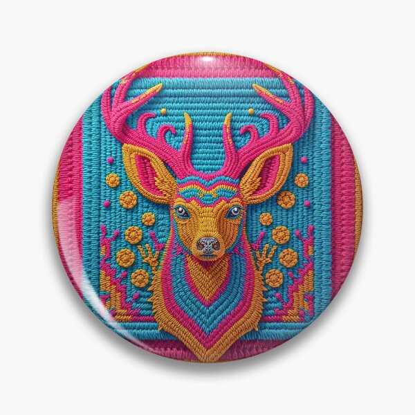 Item preview, Crochet Deer Granny Square designed and sold by Festive Bug.