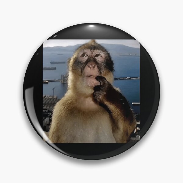 Item preview,  Thinking Monkey Meme Funny designed and sold by hemamoga2.