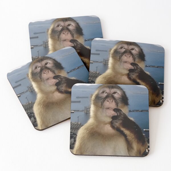 Item preview,  Thinking Monkey Meme Funny designed and sold by hemamoga2.