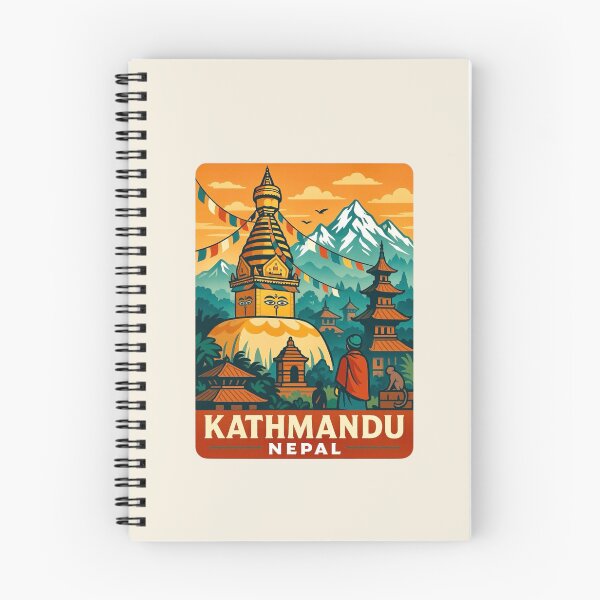 Item preview, Kathmandu, Nepal - Stupa & Himalayan designed and sold by Myra365Art.