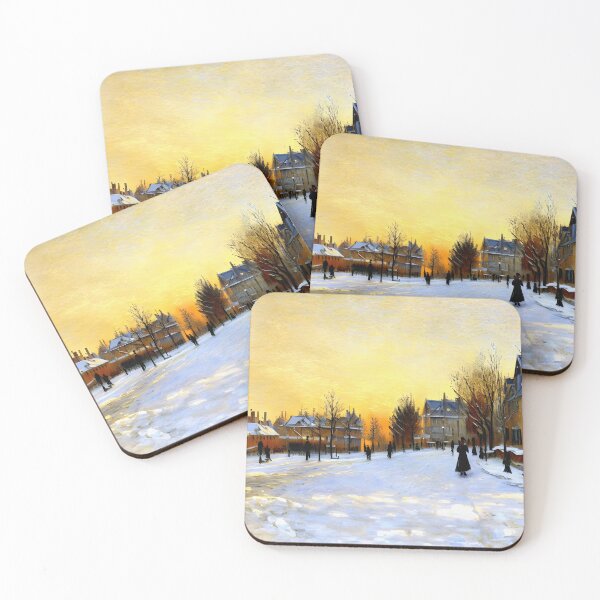Item preview, Efecto nieve: la calle de Argenteuil en un día de invierno designed and sold by artdesignsnow.