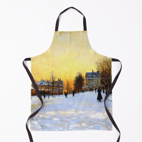 Item preview, Efecto nieve: la calle de Argenteuil en un día de invierno designed and sold by artdesignsnow.