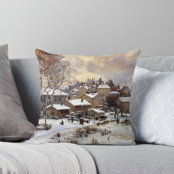 Item preview, Efecto de nieve con puesta de sol - Un paisaje invernal designed and sold by artdesignsnow.