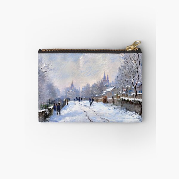 Item preview, Snow Scene at Argenteuil - A Winter’s Day designed and sold by artdesignsnow.