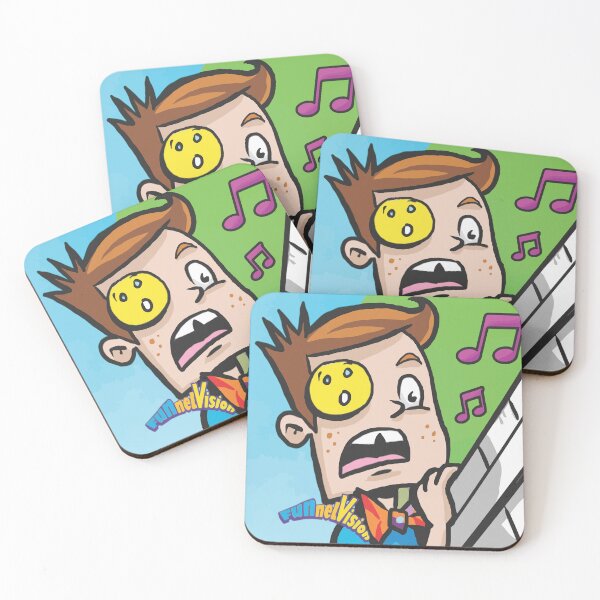 Item preview, FUNnel Vision Cartoon Boy Piano Panic designed and sold by dongew.