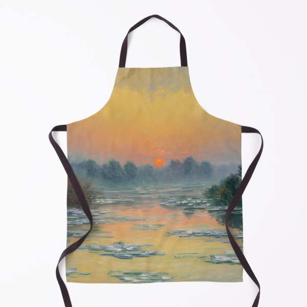 Item preview, Sunset on the Seine in Winter - A Captivating Winter Evening designed and sold by artdesignsnow.