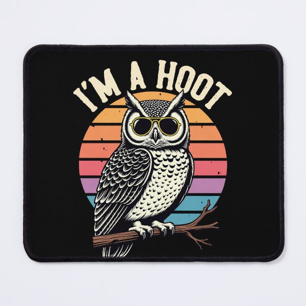 Item preview, Iitty animal saying, charming illustration artwork, nature humor design, owl themed graphic,âw m a Hoot Funny Owl Illustration Design designed and sold by vikingstshirts.