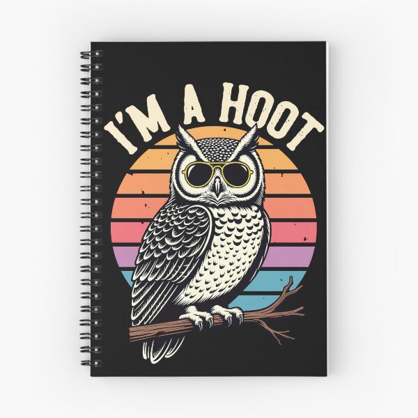 Item preview, Iitty animal saying, charming illustration artwork, nature humor design, owl themed graphic,âw m a Hoot Funny Owl Illustration Design designed and sold by vikingstshirts.