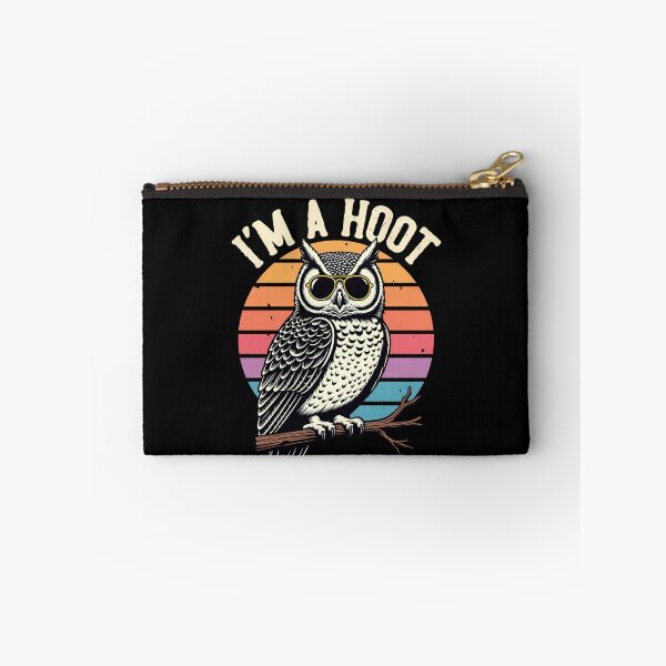 Item preview, Iitty animal saying, charming illustration artwork, nature humor design, owl themed graphic,âw m a Hoot Funny Owl Illustration Design designed and sold by vikingstshirts.