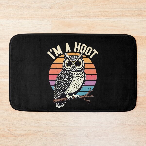 Item preview, Iitty animal saying, charming illustration artwork, nature humor design, owl themed graphic,âw m a Hoot Funny Owl Illustration Design designed and sold by vikingstshirts.
