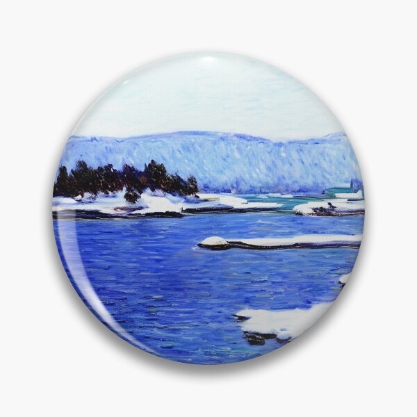 Item preview, The Banks of the Fjord at Christiania - A Tranquil View designed and sold by artdesignsnow.
