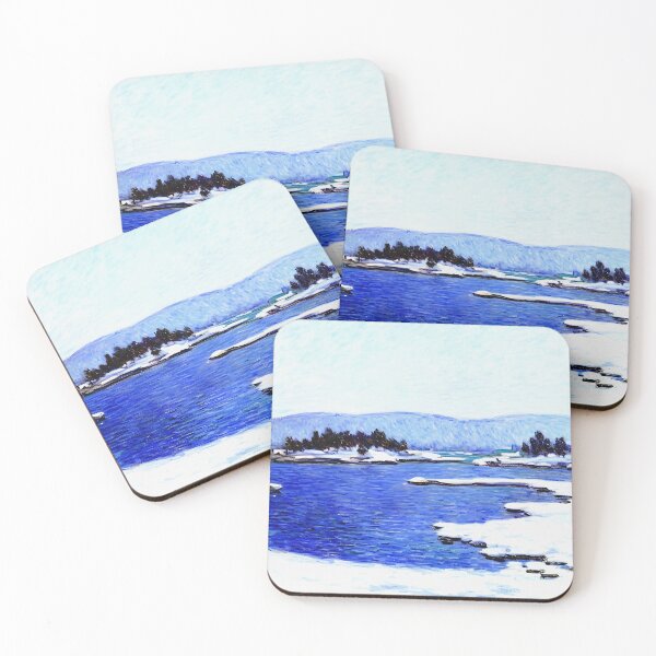 Item preview, The Banks of the Fjord at Christiania - A Tranquil View designed and sold by artdesignsnow.