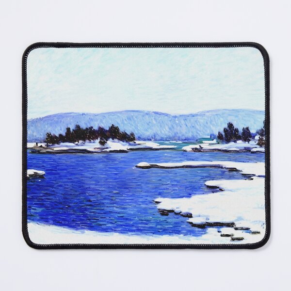Item preview, The Banks of the Fjord at Christiania - A Tranquil View designed and sold by artdesignsnow.