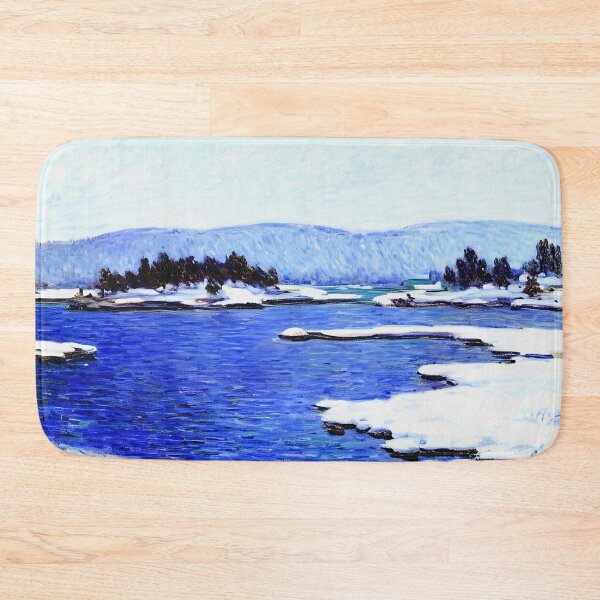 Item preview, The Banks of the Fjord at Christiania - A Tranquil View designed and sold by artdesignsnow.