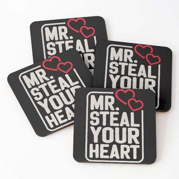 Item preview, Mr Steal Your Heart Romantic Love Design designed and sold by vikingstshirts.