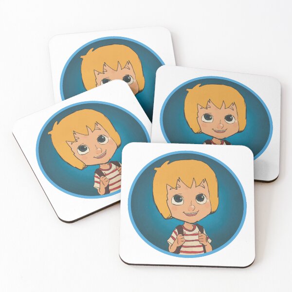 Item preview, Cute Blonde Cartoon Boy Adventurer Portrait designed and sold by dongew.