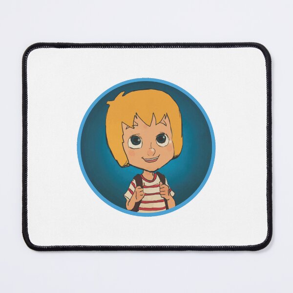 Item preview, Cute Blonde Cartoon Boy Adventurer Portrait designed and sold by dongew.