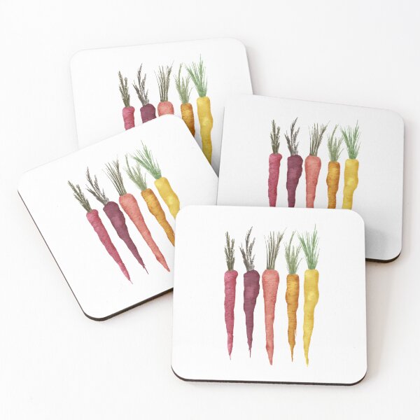 Item preview, Colorful Rainbow Carrots Artwork designed and sold by NoemiMarozsan.