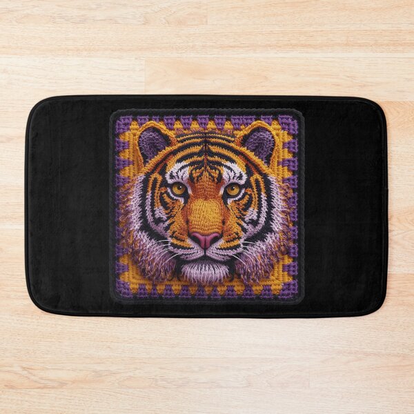 Item preview, Crochet Tiger Patch designed and sold by Festive Bug.