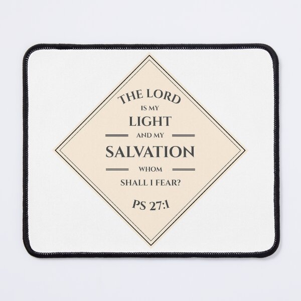 Item preview, Psalm 27:1 Jesus is Light and Salvation designed and sold by Clothed in Scripture.