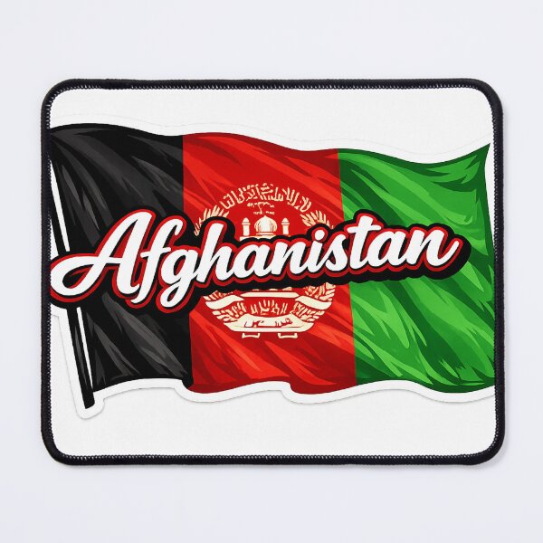 Item preview, Afghanistan Flag Typography – Afghan Pride Waving Flag Design designed and sold by GarnerSupplyCo.
