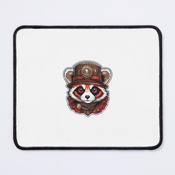Item preview, Steampunk Red Panda Sticker Design designed and sold by Daniel-DL.