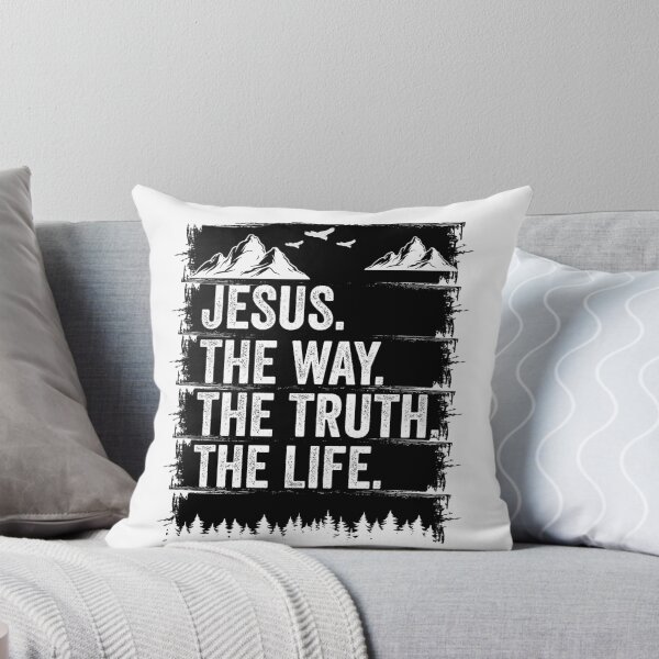 Item preview, Jesus The Way Truth Life Bible Verse Christian Worship designed and sold by cherylcarney.
