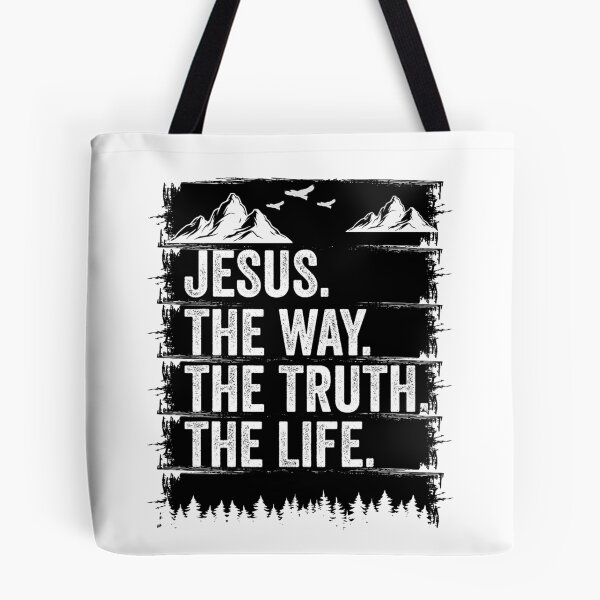 Item preview, Jesus The Way Truth Life Bible Verse Christian Worship designed and sold by cherylcarney.