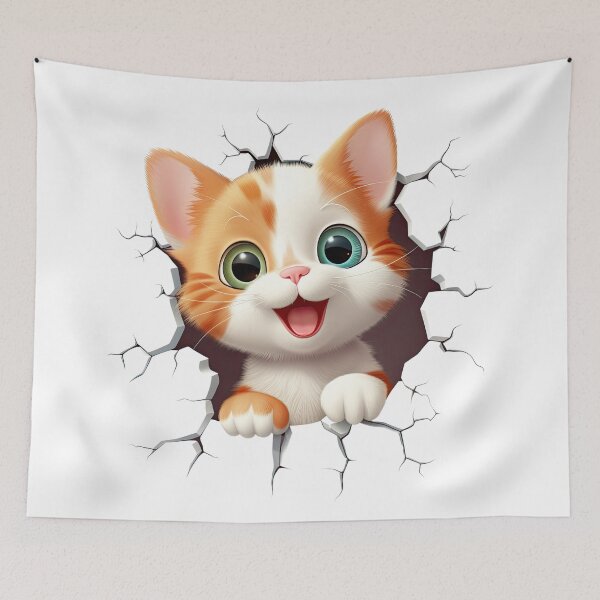 Item preview, A cheerful kitty designed and sold by KrisGraphic45.