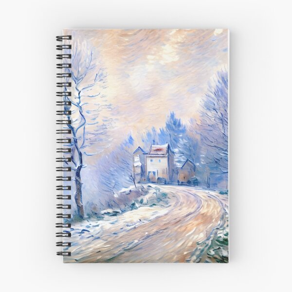 Item preview, The Entrance to Giverny Under the Snow - Beauty and Tranquility  designed and sold by artdesignsnow.