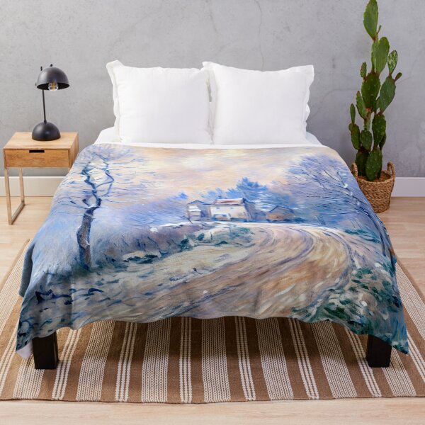 Item preview, The Entrance to Giverny Under the Snow - Beauty and Tranquility  designed and sold by artdesignsnow.