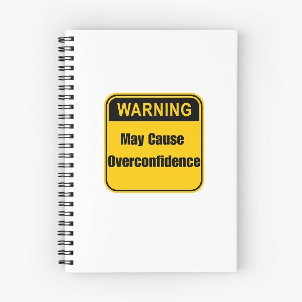 Item preview, Warning May Cause Overconfidence - Biohacking Science Sticker designed and sold by Stickers For Hackers.
