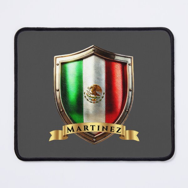 Item preview, Mexico Heritage Shield for Martinez designed and sold by Highlandkings.