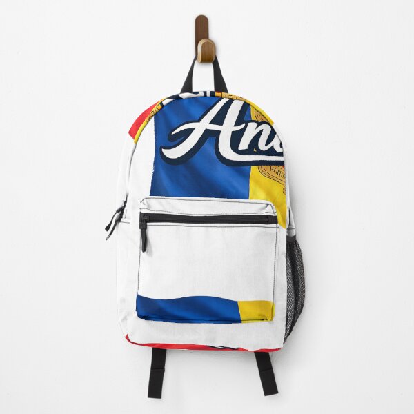 Item preview, Andorra Flag Typography – Andorran Pride Waving Flag Design designed and sold by GarnerSupplyCo.