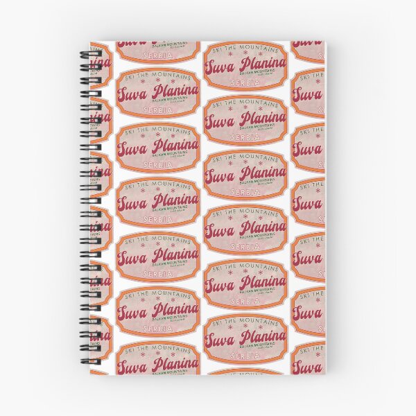 Item preview, Suva Planina, Serbia, Balkan Mountains, Ski, textured skiing badge designed and sold by Wanderful-roads.