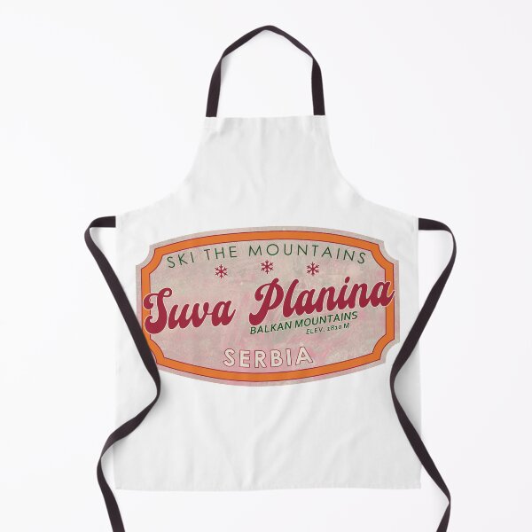 Item preview, Suva Planina, Serbia, Balkan Mountains, Ski, textured skiing badge designed and sold by Wanderful-roads.