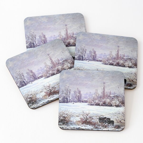 Item preview, The Frost (1): A Winter Landscape - Serene and Crisp Atmosphere  designed and sold by artdesignsnow.