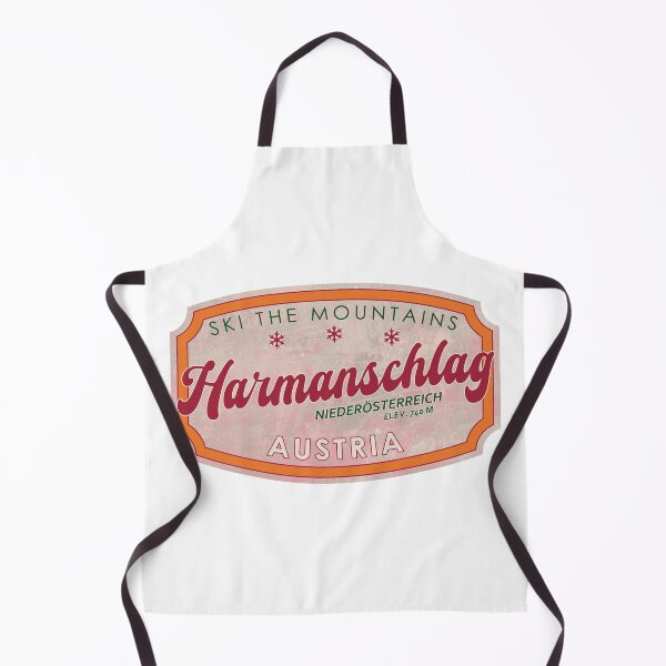 Item preview, Harmanschlag, Austria, Niederösterreich, Ski, textured skiing badge designed and sold by Wanderful-roads.