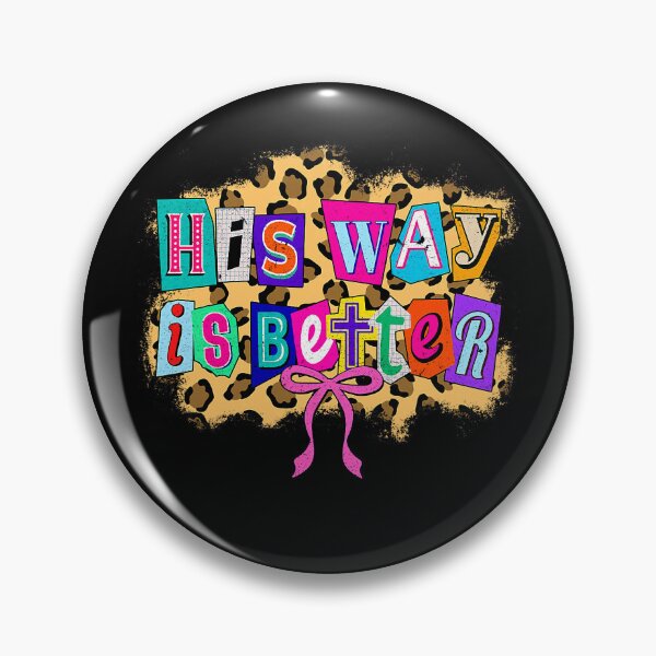 Item preview, His Way is Better Coquette Leopard Christian Bible Verse designed and sold by michealhunttt.