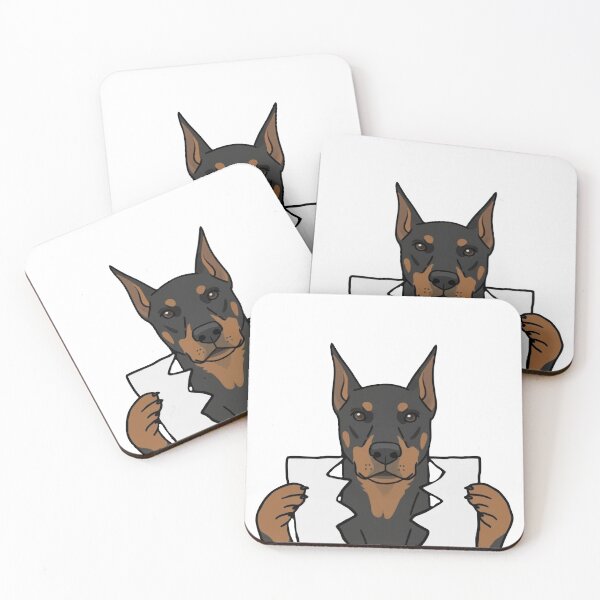 Item preview, Doberman Holding Blank Sign Meme designed and sold by WhatsupDawg.