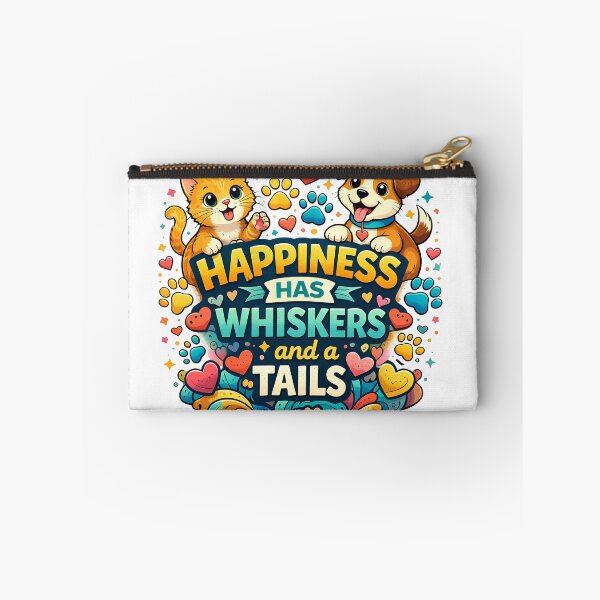 Item preview, Happiness has whiskers… and a wagging tail! designed and sold by STUDIO2026.